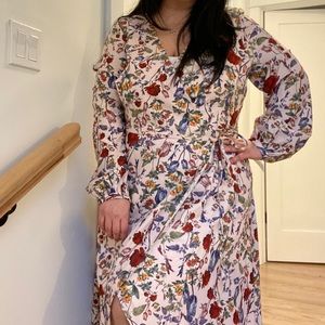 Floral Long-Sleeve Dress (Nordstrom)